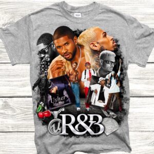 Usher & Chris Brown My Way R&B Vintage Bootleg Graphic Tee