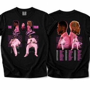 Usher and Chris Brown The R&B Tour Vintage Bootleg Concert T-Shirt