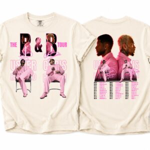 Usher and Chris Brown The R&B Tour Vintage Bootleg Concert T-Shirt