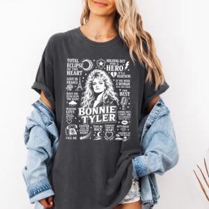 Bonnie Tyler Vintage Graphic Tee - 80s Retro Music Shirt