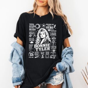 Bonnie Tyler Vintage Graphic Tee - 80s Retro Music Shirt