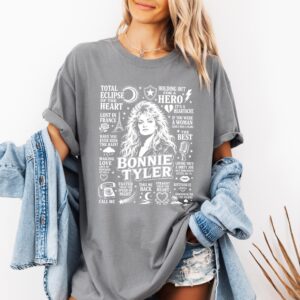 Bonnie Tyler Vintage Graphic Tee - 80s Retro Music Shirt