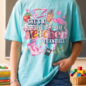 Western Second Grade Teacher Graphic Tee - Back to School Shirt