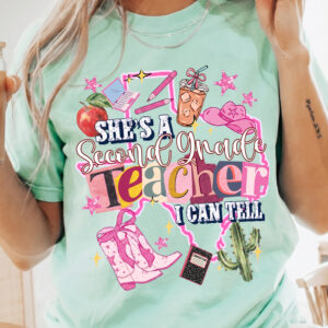 Western Second Grade Teacher Graphic Tee - Back to School Shirt