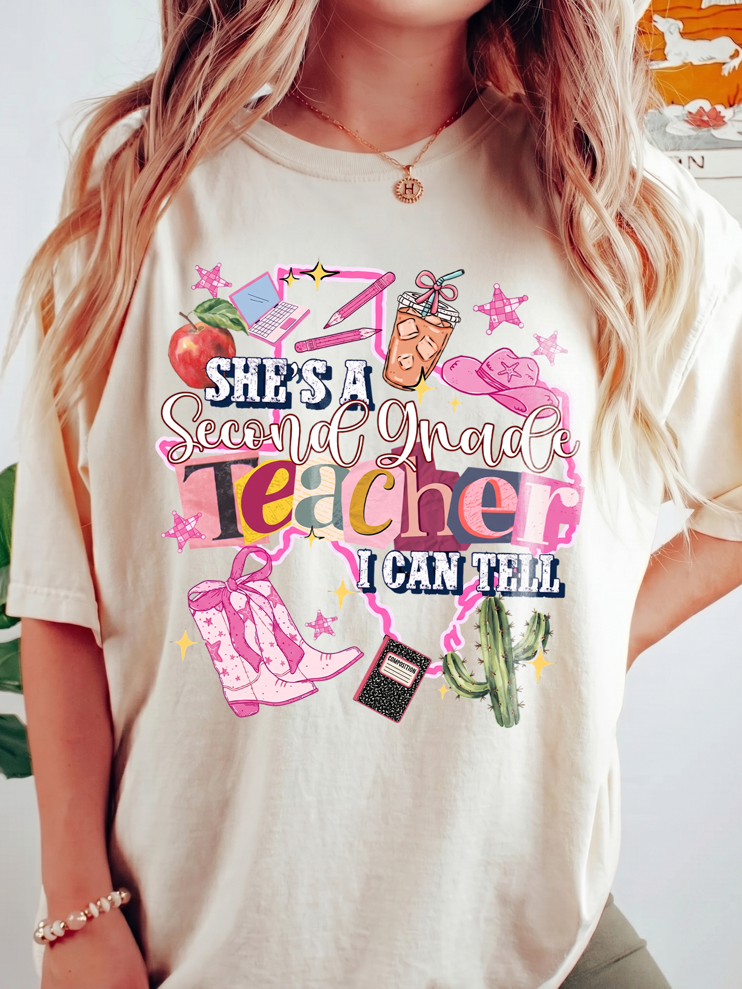 Western Second Grade Teacher Graphic Tee - Back to School Shirt