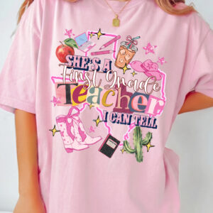First Grade Teacher Western Graphic T-Shirt | Back to School Gift