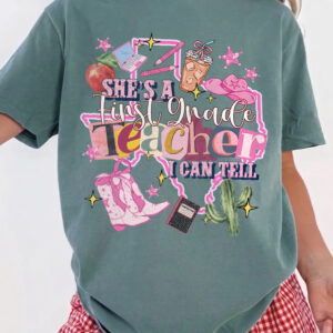 First Grade Teacher Western Graphic T-Shirt | Back to School Gift