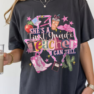 First Grade Teacher Western Graphic T-Shirt | Back to School Gift
