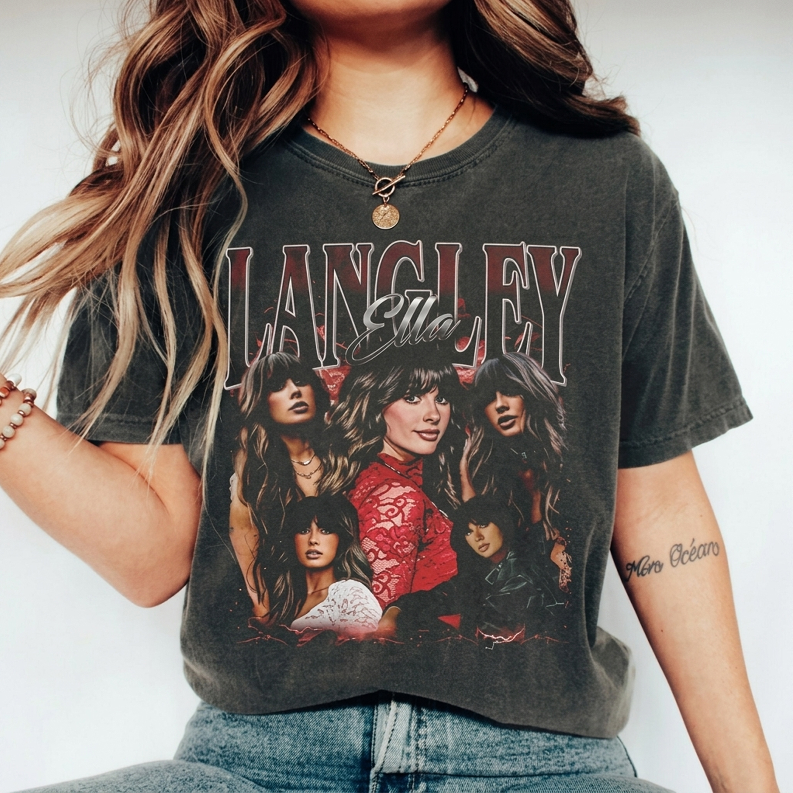 Ella Langley Vintage Bootleg Graphic Tee - 90s Concert Shirt