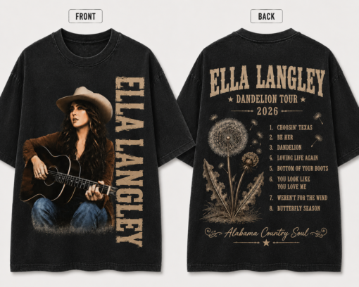 Vintage Ella Langley Dandelion Tour 2026 T-Shirt