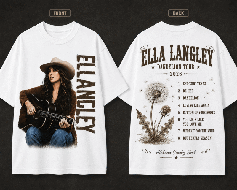 Vintage Ella Langley Dandelion Tour 2026 T-Shirt