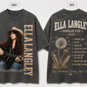 Vintage Ella Langley Dandelion Tour 2026 T-Shirt