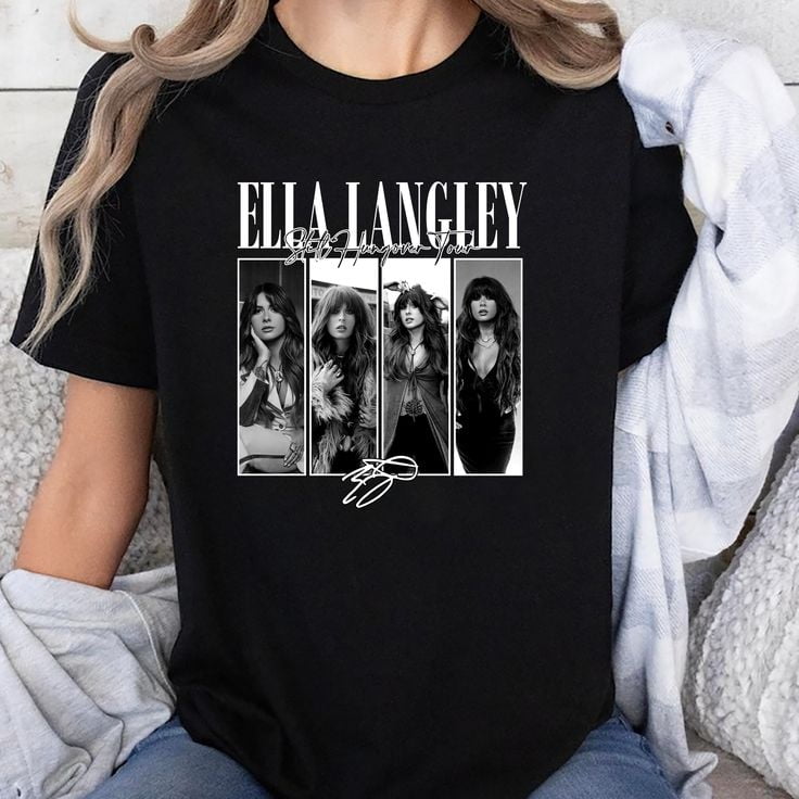 Ella Langley Best of Langurey Tour Shirt Vintage Concert Tee