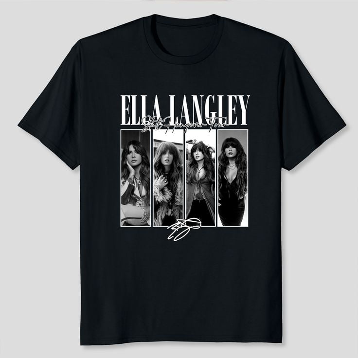 Ella Langley Best of Langurey Tour Shirt Vintage Concert Tee
