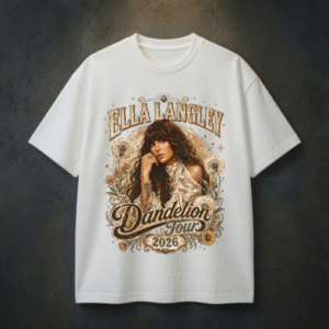 Ella Langley The Dandelion Tour 2026 Vintage Graphic T-Shirt