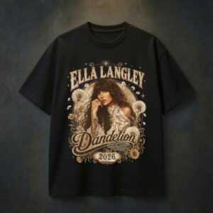 Ella Langley The Dandelion Tour 2026 Vintage Graphic T-Shirt
