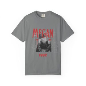 MEGAN 1992 Vintage Grunge Graphic Tee | 90s Retro Band Shirt