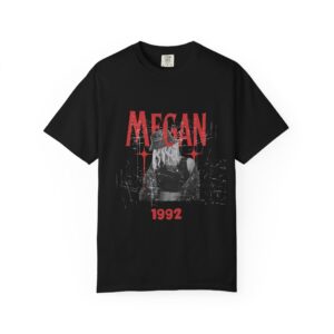 MEGAN 1992 Vintage Grunge Graphic Tee | 90s Retro Band Shirt