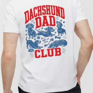 Dachshund Dad Club T-Shirt - Wiener Dog Lover Graphic Tee