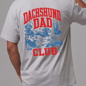 Dachshund Dad Club T-Shirt - Wiener Dog Lover Graphic Tee