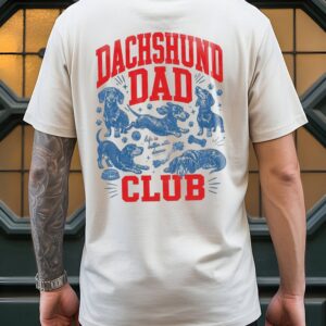 Dachshund Dad Club T-Shirt - Wiener Dog Lover Graphic Tee