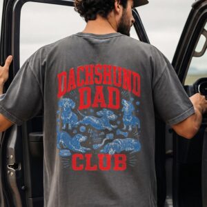 Dachshund Dad Club T-Shirt - Wiener Dog Lover Graphic Tee