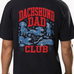 Dachshund Dad Club T-Shirt - Wiener Dog Lover Graphic Tee