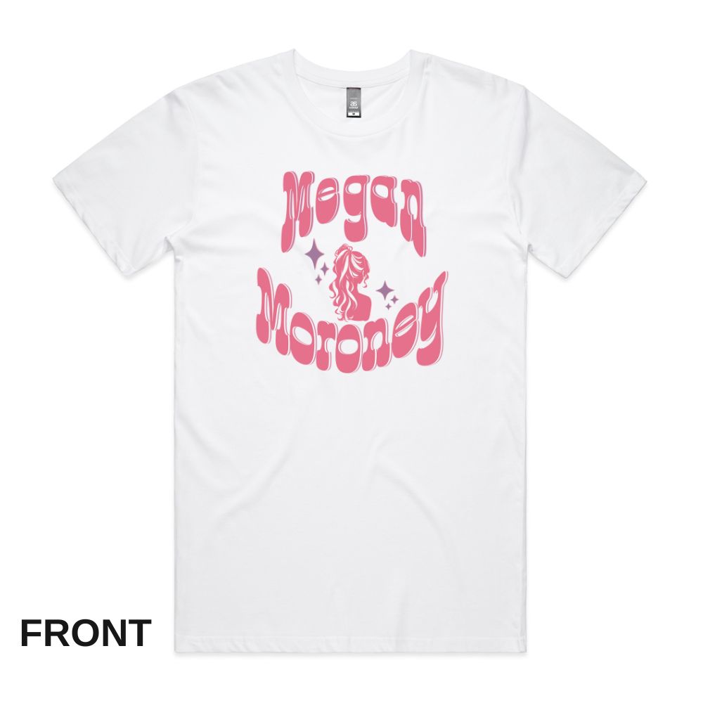 woobulk_1783932950722_0_71db263f.jpg Megan Moroney Retro Pink Graphic T-Shirt | Vintage Country Fan Tee