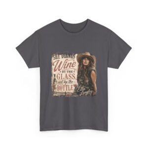 Ella Langley She Drinks Wine By The Glass Vintage Country T-Shirt