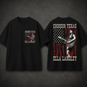 Ella Langley Choosin Texas Shirt | Vintage Country Graphic Tee