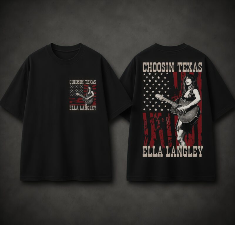 Ella Langley Choosin Texas Shirt | Vintage Country Graphic Tee