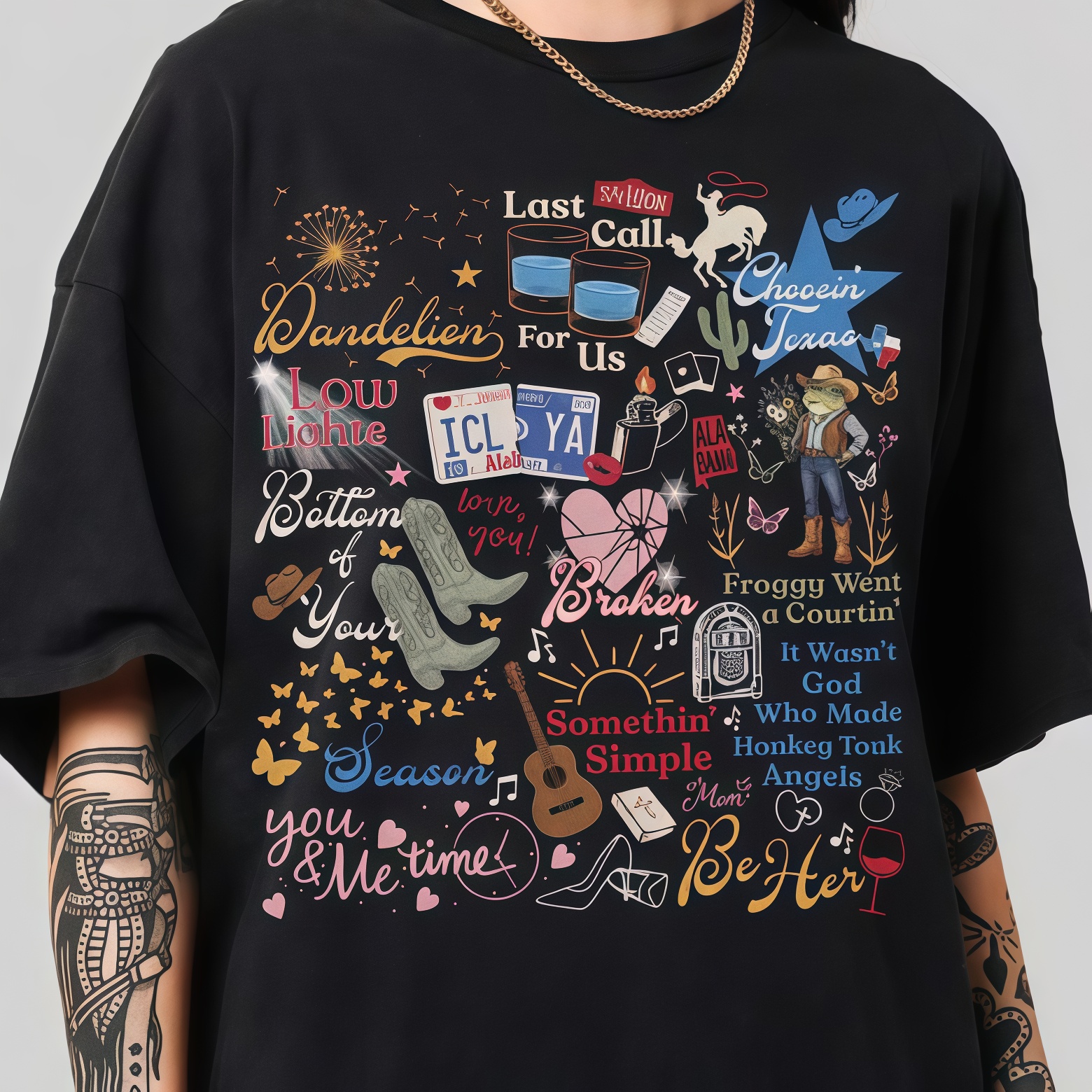 Ella Dandelion Lyric Shirt