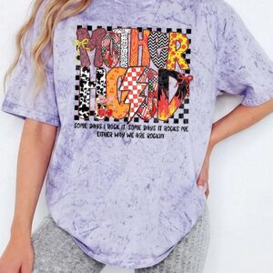 Retro Motherhood Some Days I Rock It Shirt Funny Mom Graphic Tee