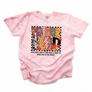 Retro Motherhood Some Days I Rock It Shirt Funny Mom Graphic Tee