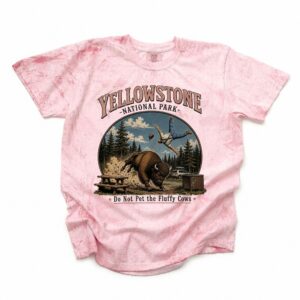 Yellowstone Do Not Pet The Fluffy Cows Funny Bison Tee RFWUIHVG