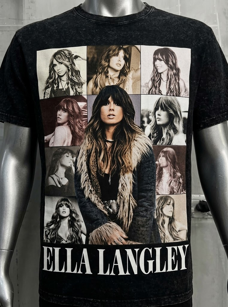Ella Langley Vintage Collage T-Shirt | Retro Country Merch