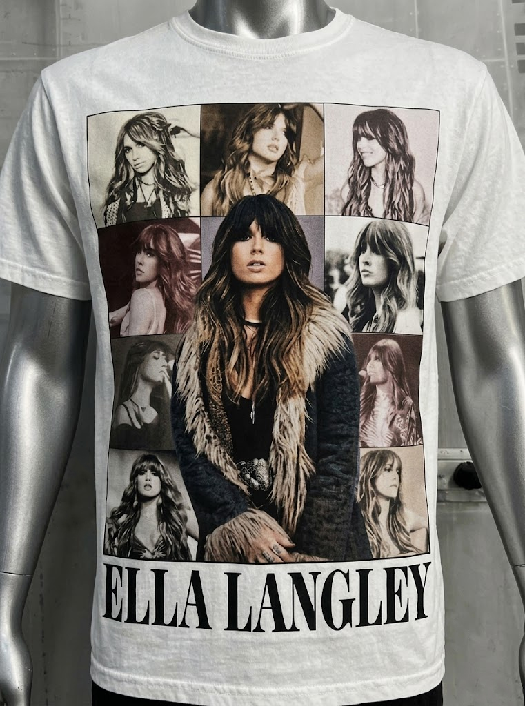 Ella Langley Vintage Collage T-Shirt | Retro Country Merch