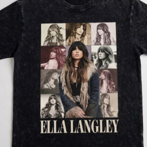 Ella Langley Vintage Collage T-Shirt | Retro Country Merch