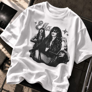 Ella Vintage Bootleg Graphic Tee - Oversized Rock Shirt