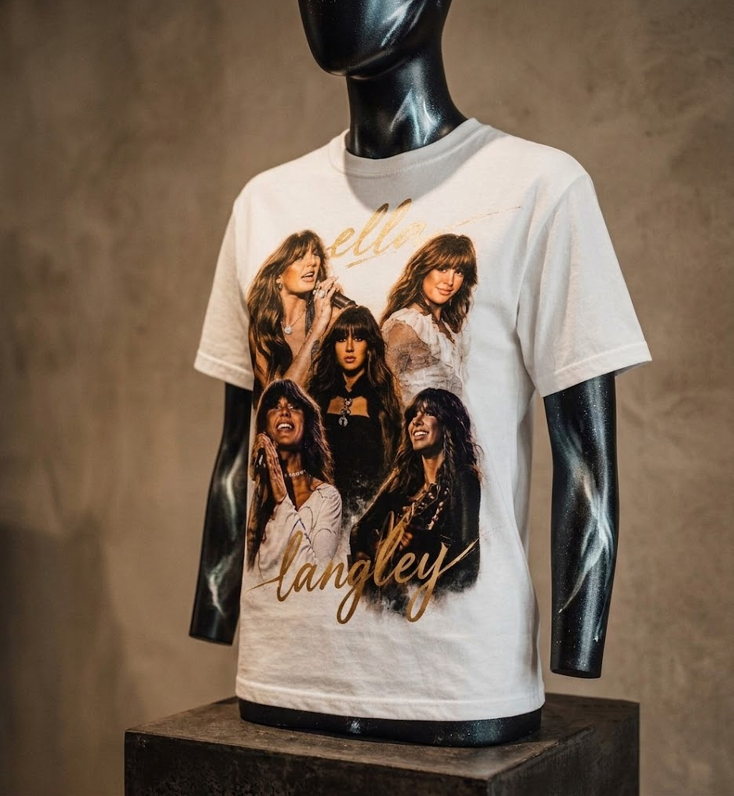 Ella Langley Vintage Collage Graphic Tee - Country Music Concert Merch