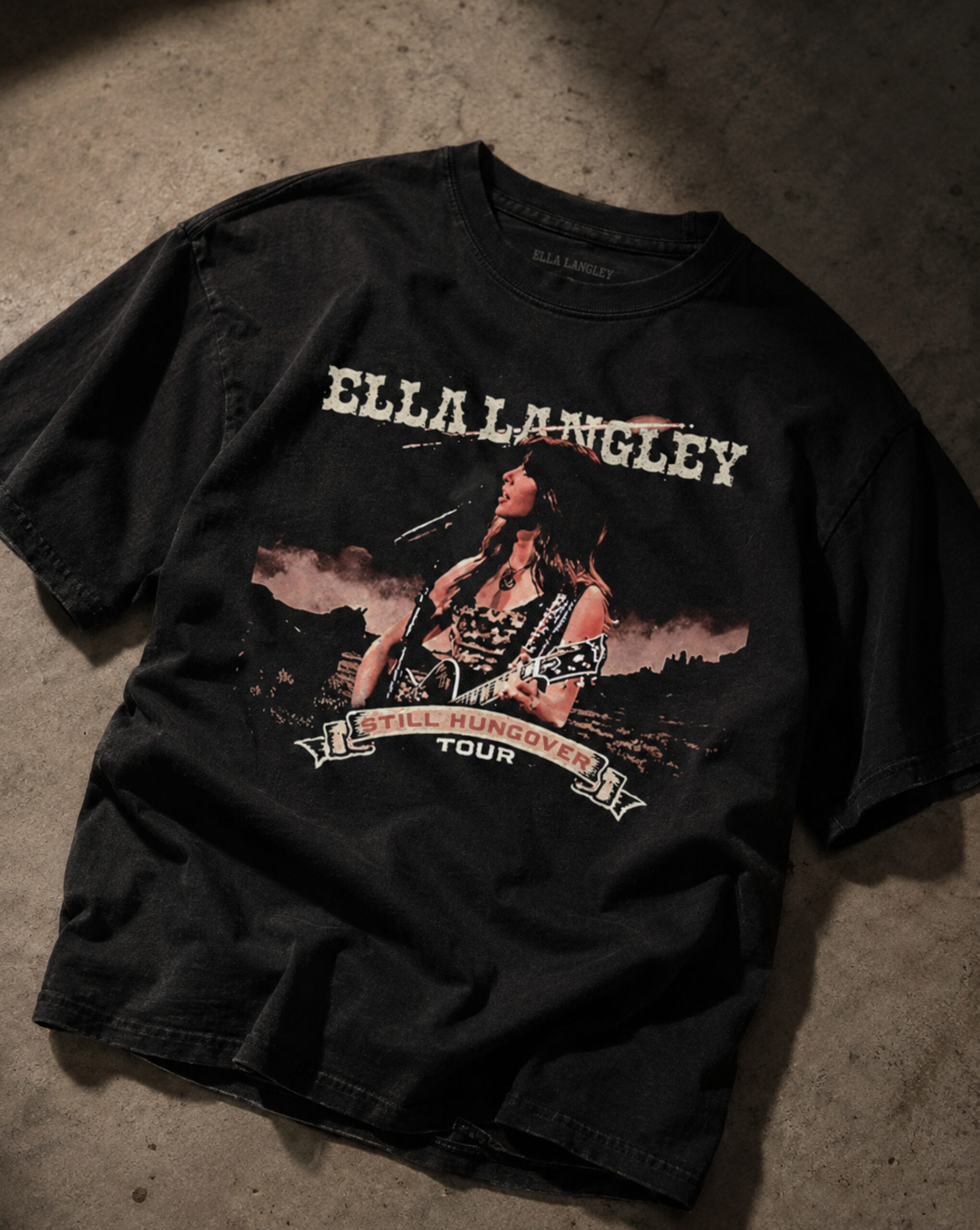 Ella Langley Still Hungover Tour Vintage Concert T-Shirt