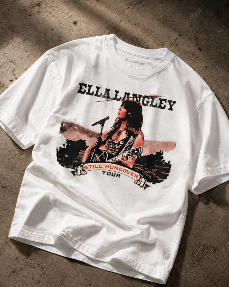 Ella Langley Still Hungover Tour Vintage Concert T-Shirt
