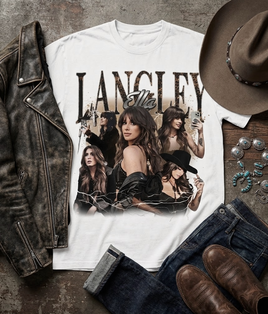 Ella Langley Vintage Bootleg Graphic Tee - Country Concert Shirt