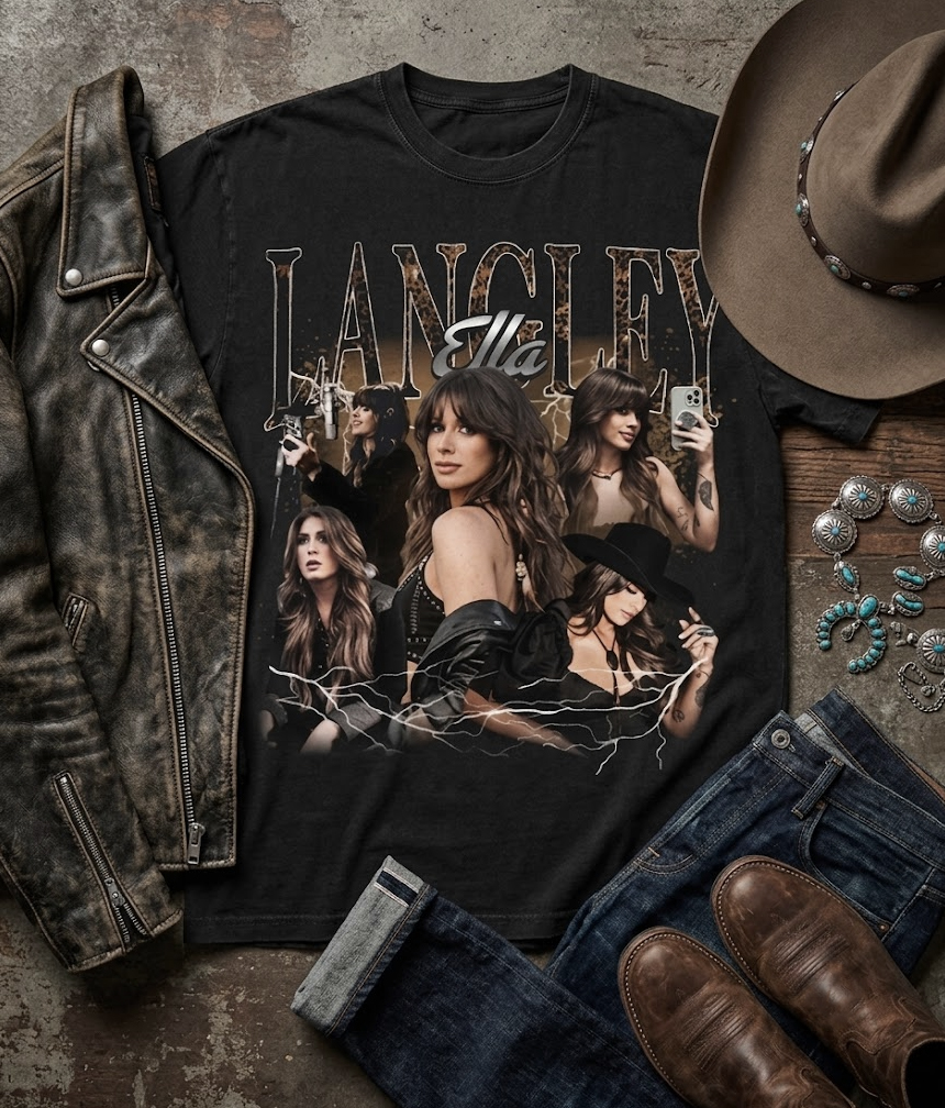 Ella Langley Vintage Bootleg Graphic Tee - Country Concert Shirt