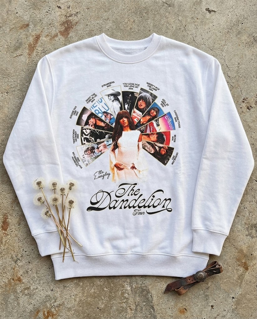 Ella Langley The Dandelion Tour Vintage Crewneck Sweatshirt