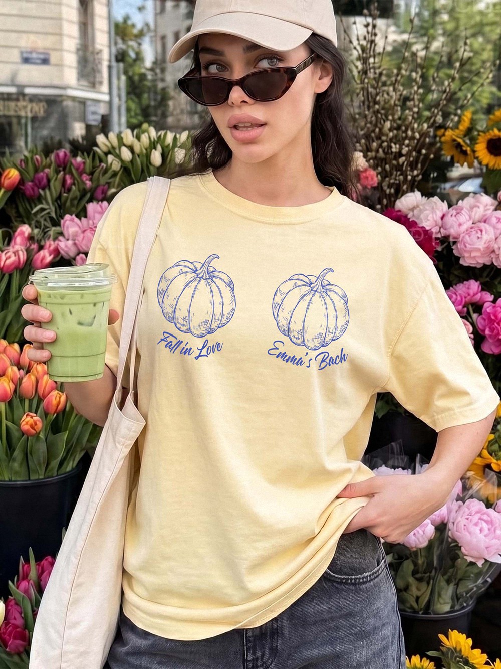 Vgqtobas Emma's Bach Fall in Love Pumpkin Bachelorette Shirt
