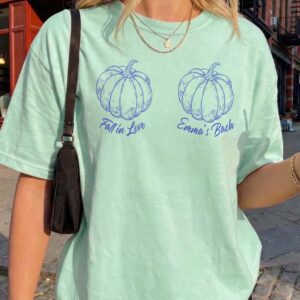 Vgqtobas Emma's Bach Fall in Love Pumpkin Bachelorette Shirt
