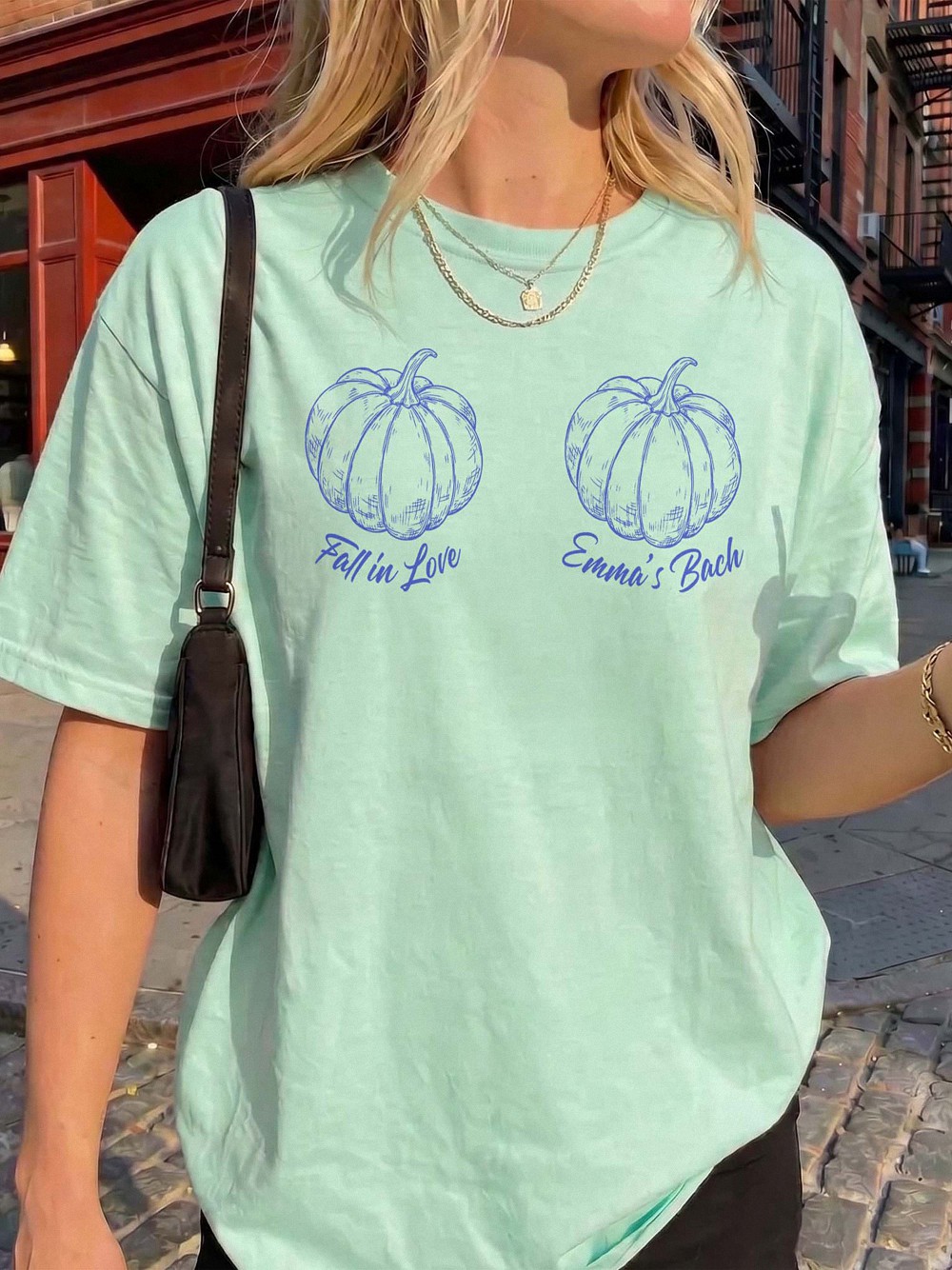 Vgqtobas Emma's Bach Fall in Love Pumpkin Bachelorette Shirt