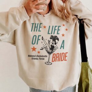 Custom Retro Showgirl Nashville Bachelorette Party Matching Shirts