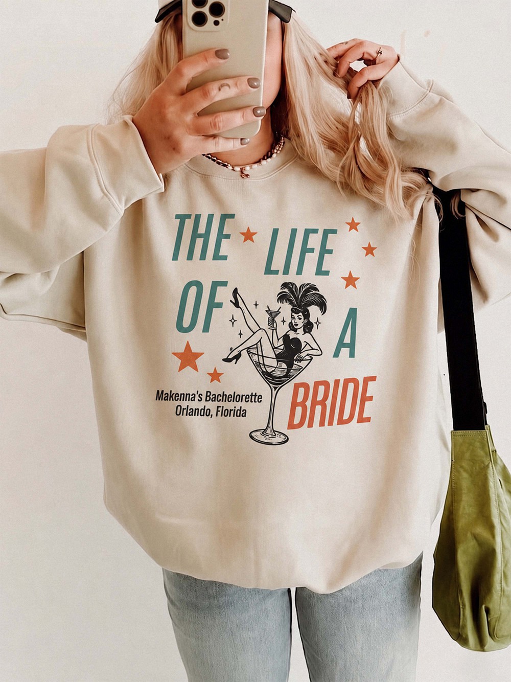 Custom Retro Showgirl Nashville Bachelorette Party Matching Shirts